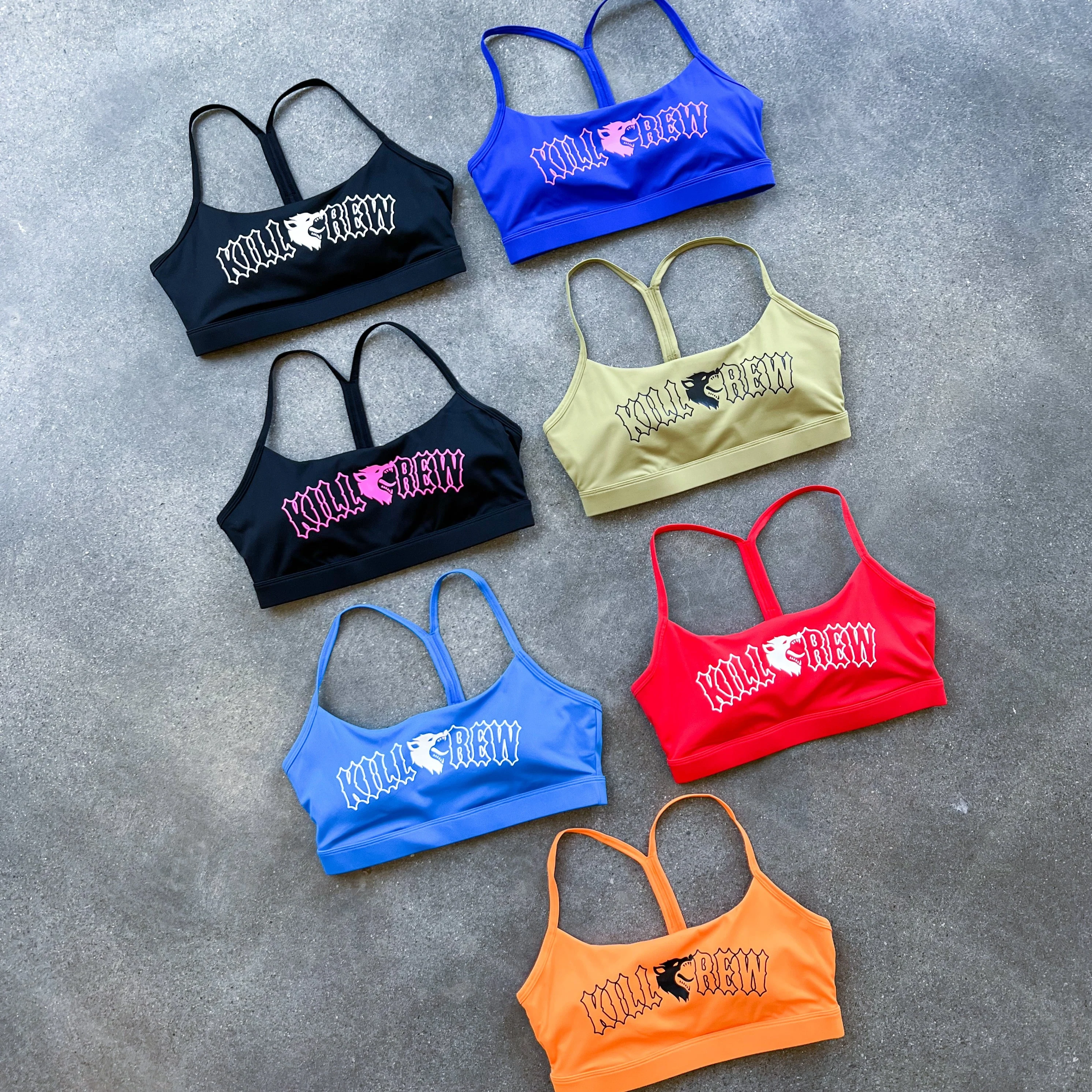 CLASSIC SPORTS BRA - BLACK / PINK - Image 5