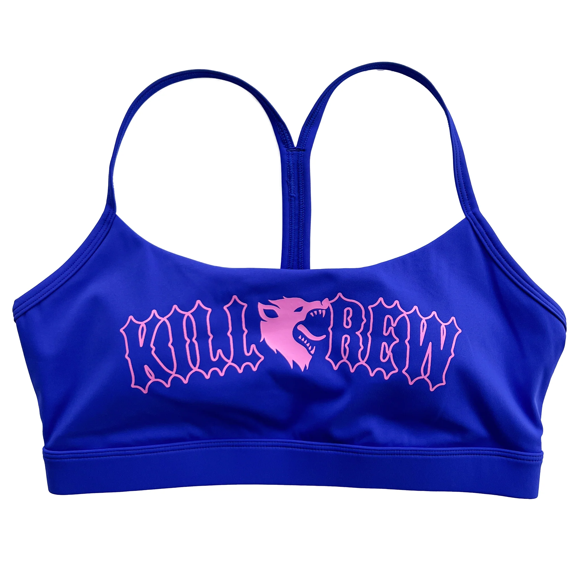 CLASSIC SPORTS BRA - BLUE / PINK - Image 3