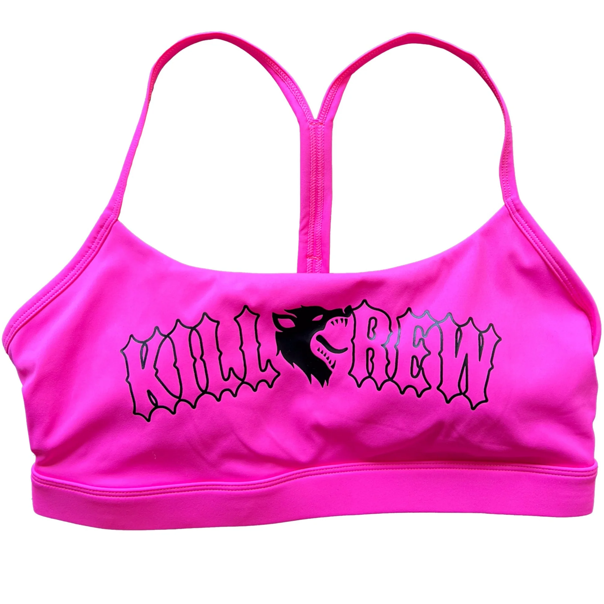 CLASSIC SPORTS BRA - PINK / BLACK - Image 3