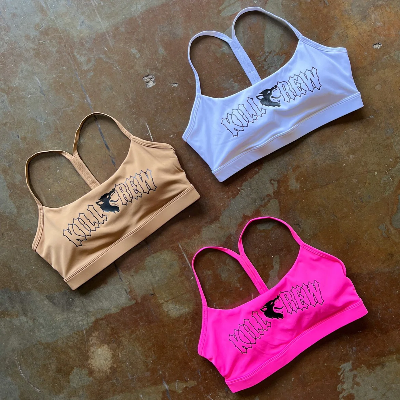 CLASSIC SPORTS BRA - PINK / BLACK - Image 4