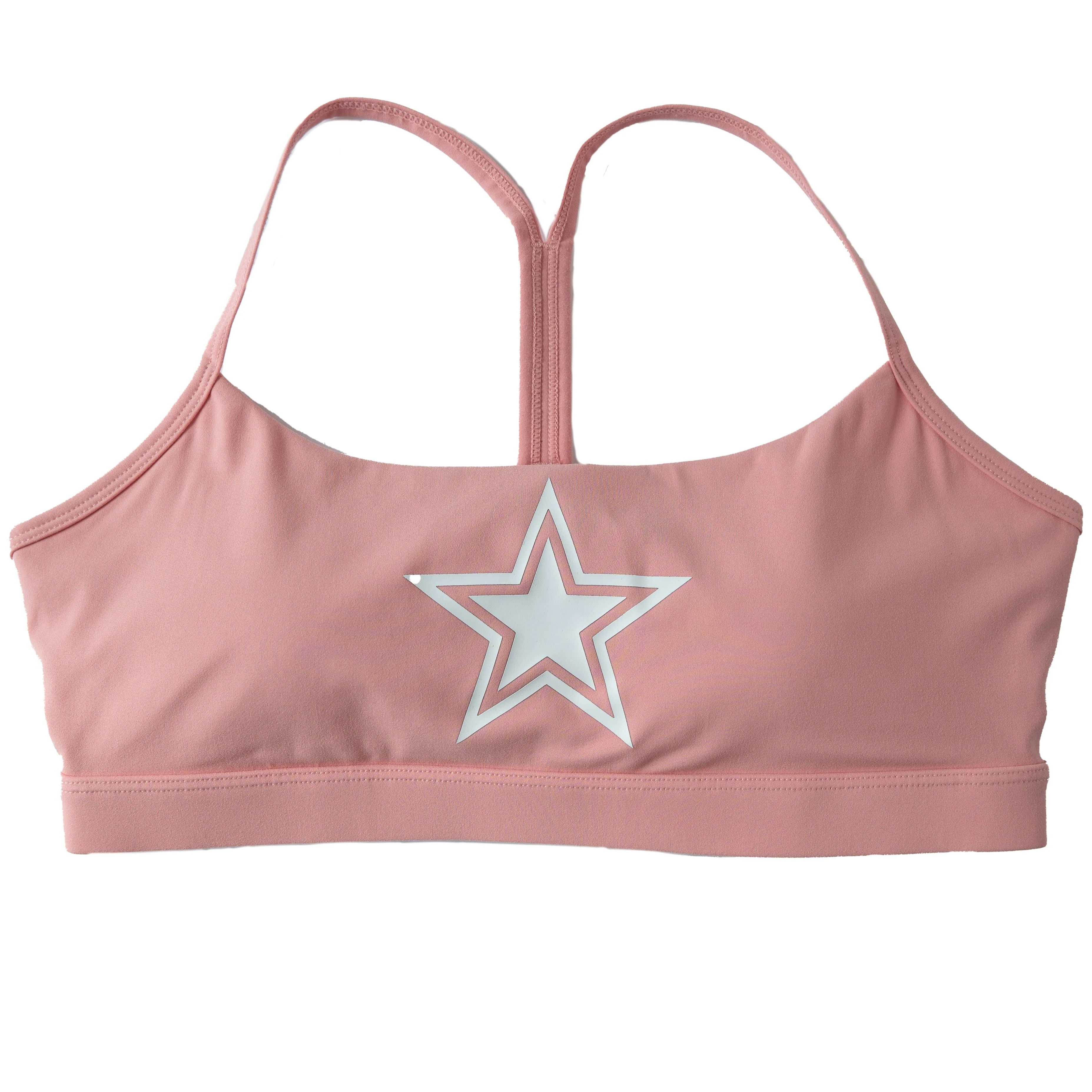 CLASSIC SPORTS BRA STAR BOY - PEACH / WHITE - Image 3