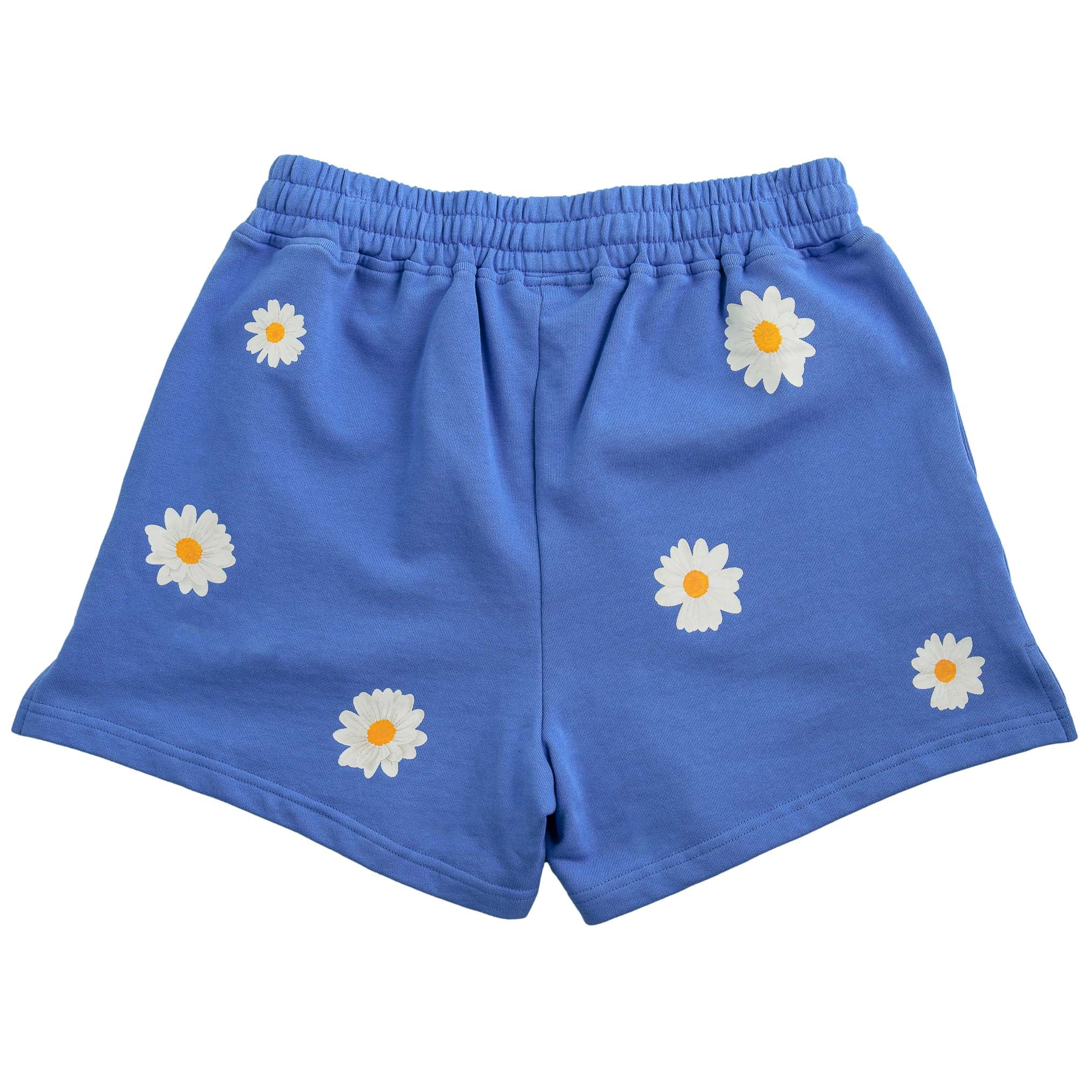 COTTON SHORTS (MID THIGH CUT) DAISY - BLUE - Image 7