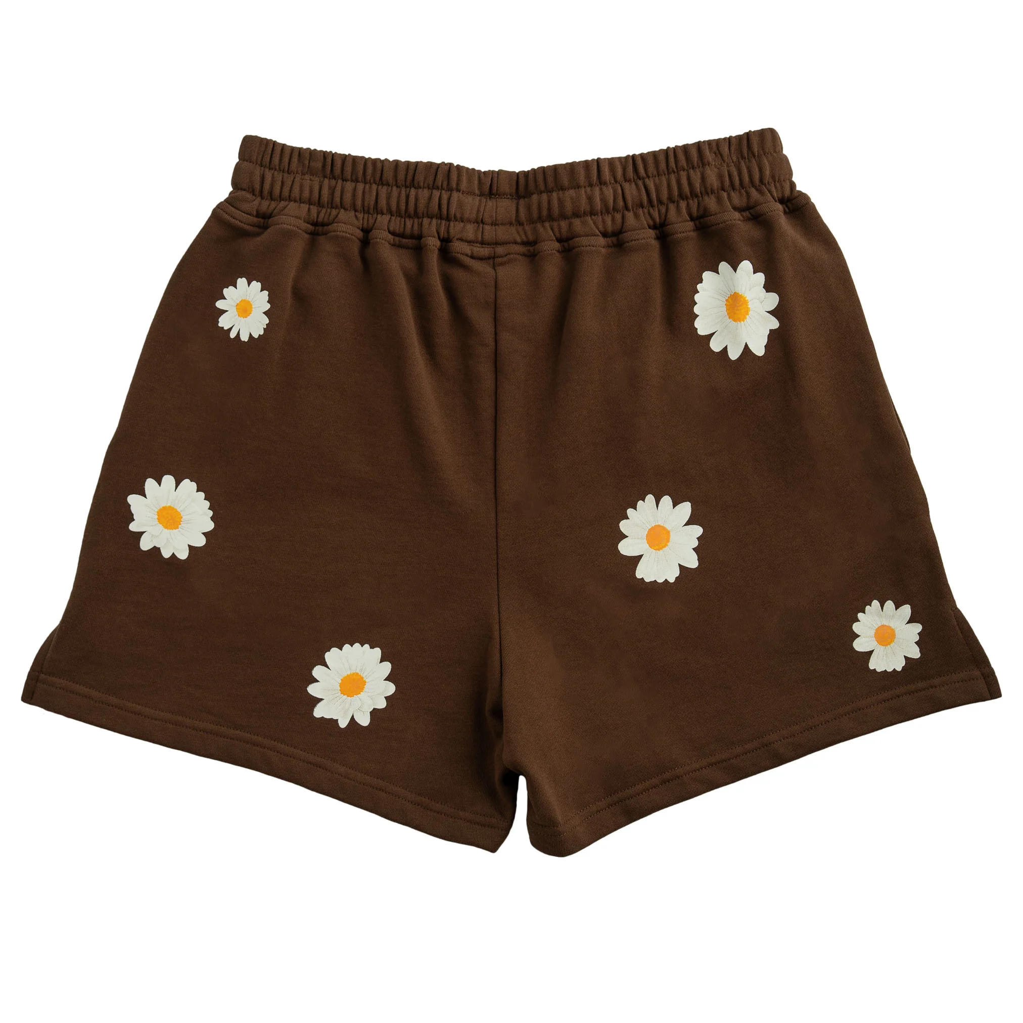 COTTON SHORTS (MID THIGH CUT) DAISY - BROWN - Image 7