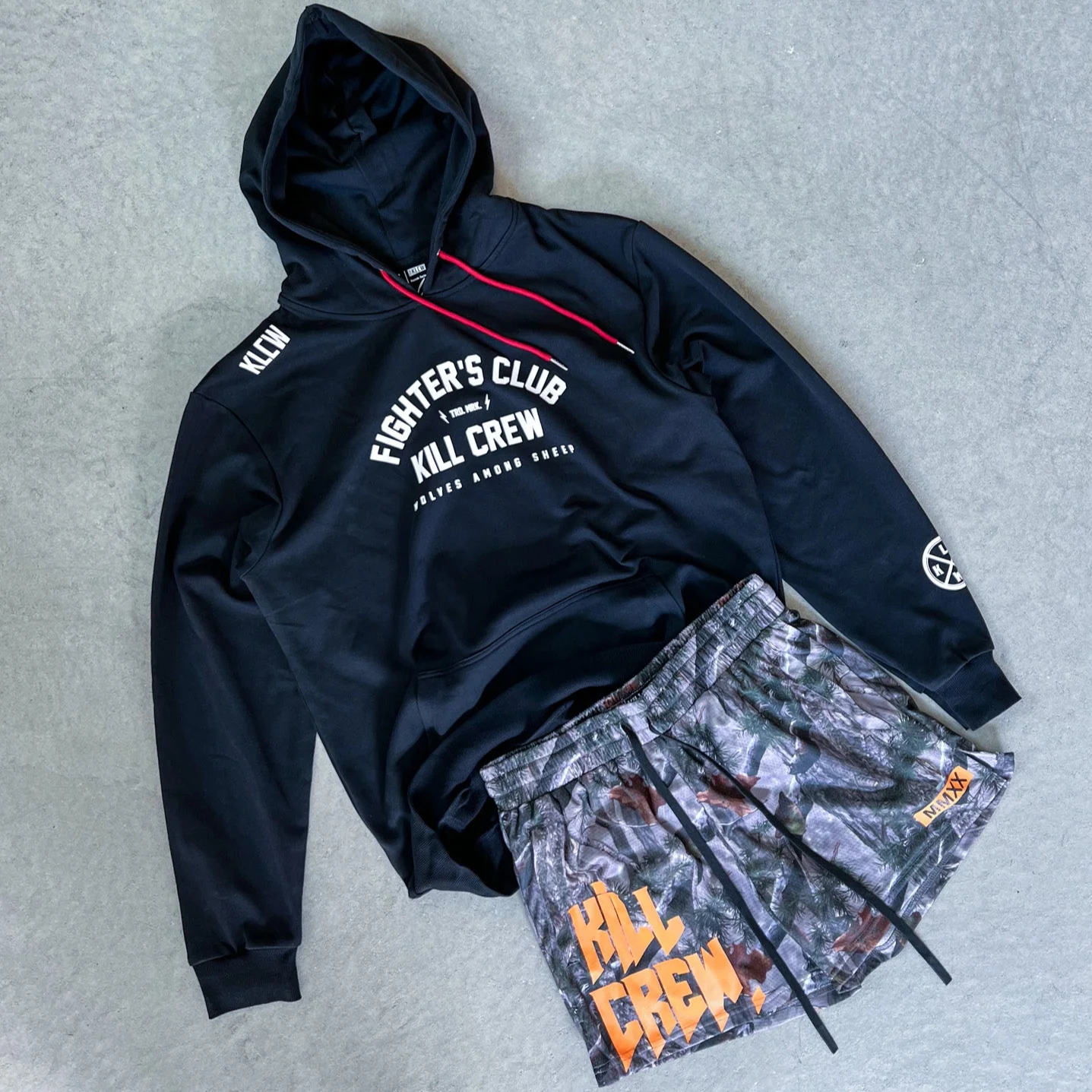 FIGHTER'S CLUB HOODIE - BLACK - Image 5