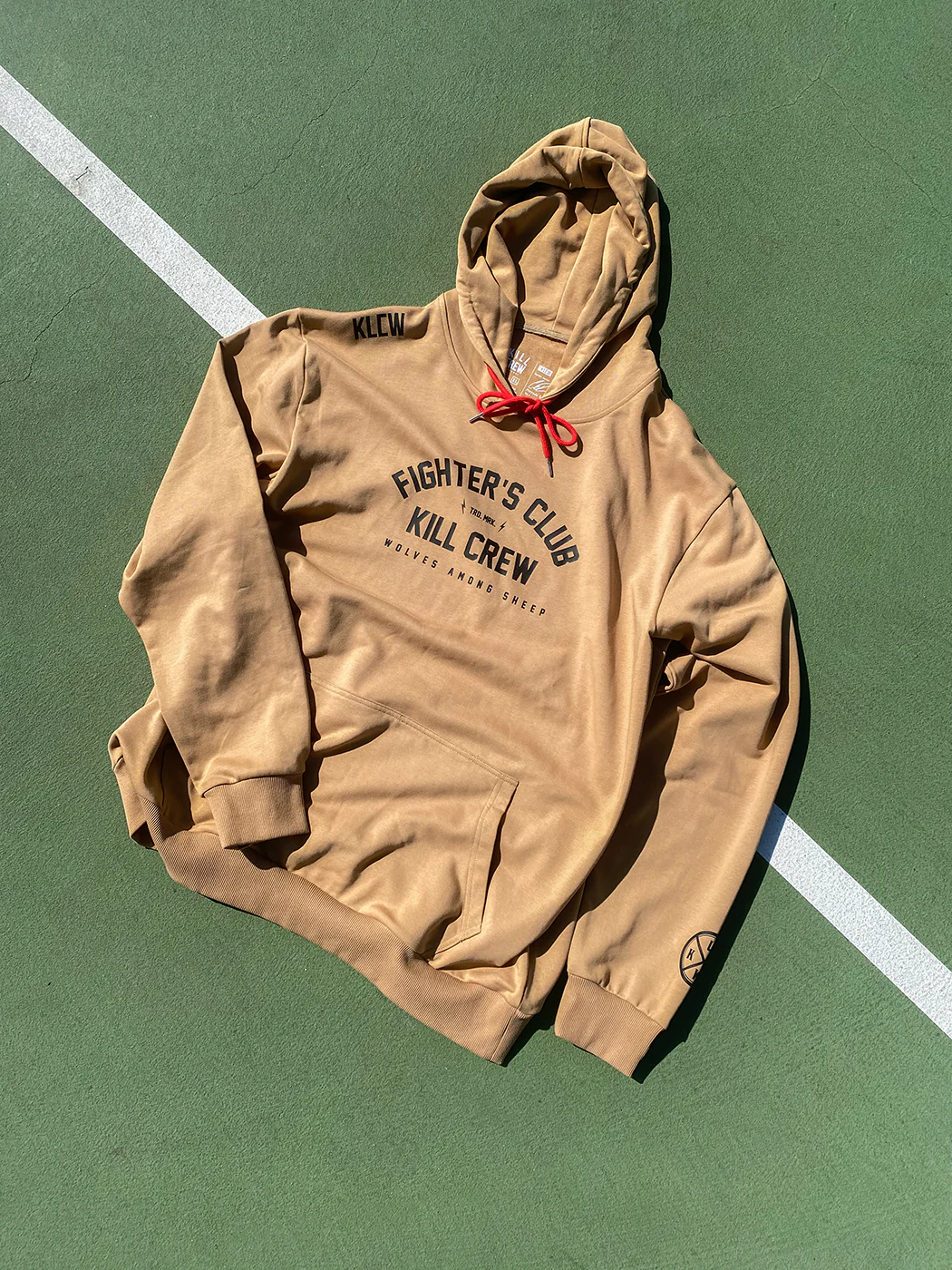 FIGHTER'S CLUB HOODIE - SAND - Image 3