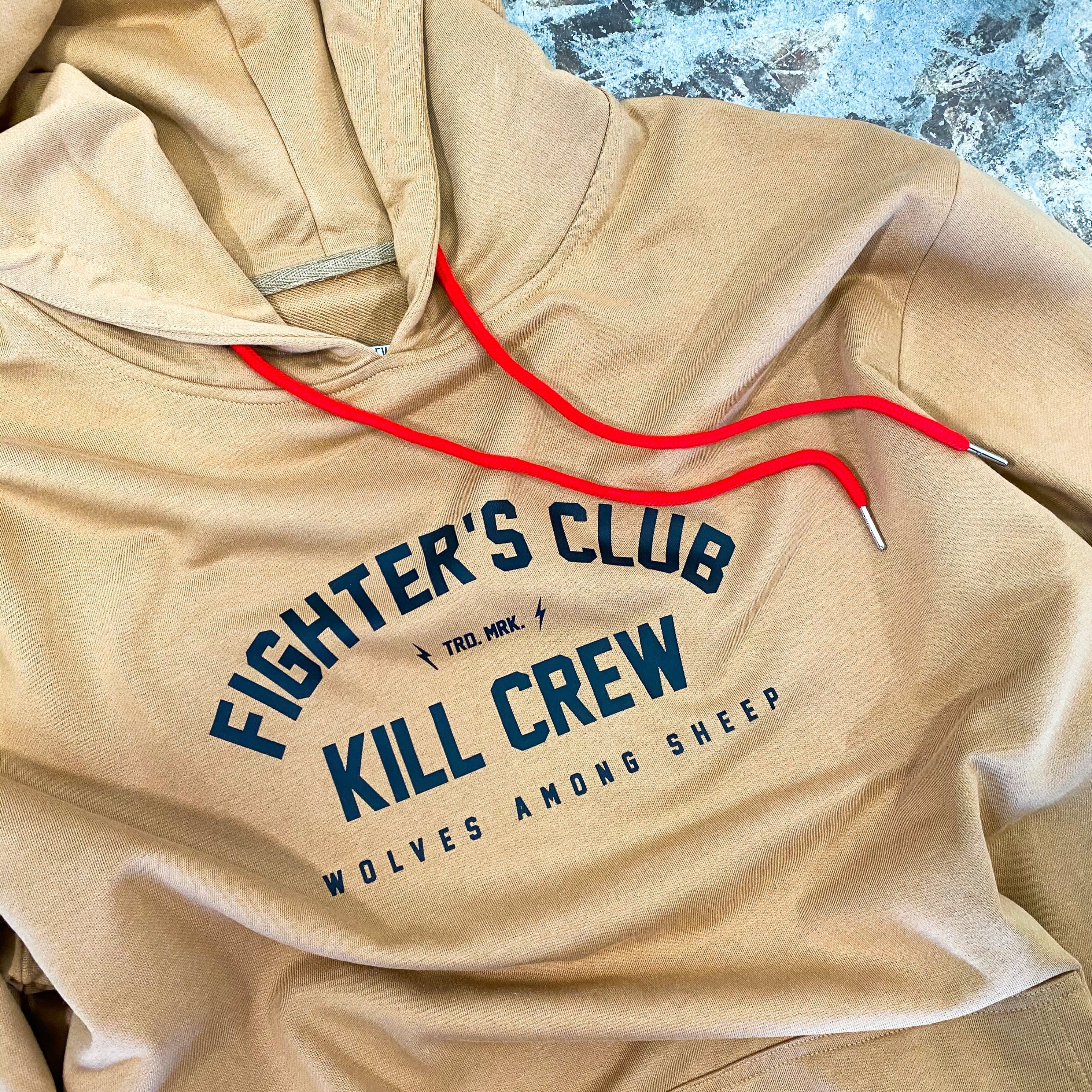 FIGHTER'S CLUB HOODIE - SAND - Image 4