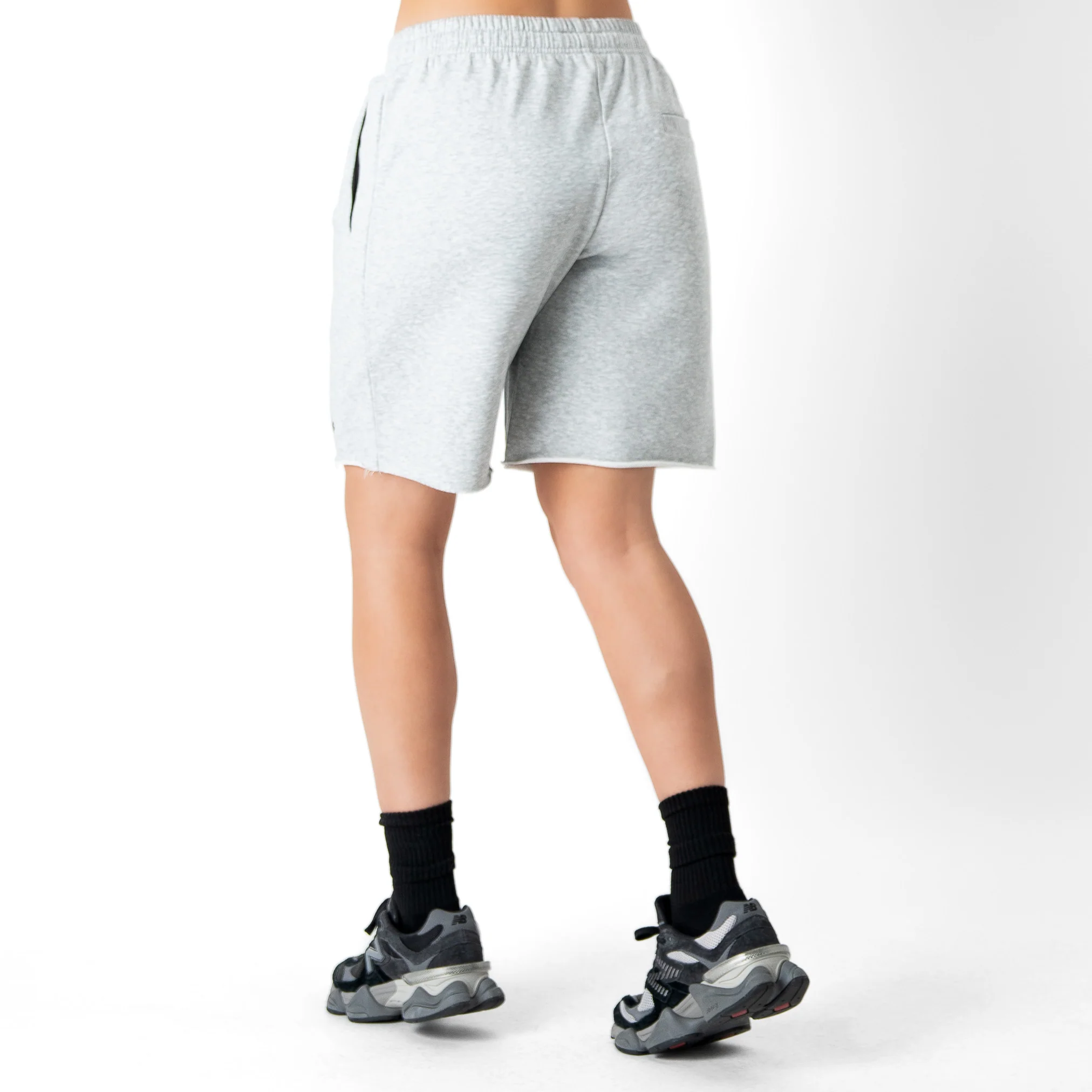 RELAXED CUT SHORTS FIGHTER'S CLUB - GREY - Image 6