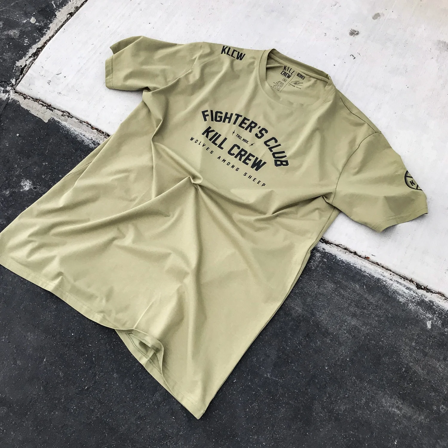 FIGHTER'S CLUB T-SHIRT - OLIVE - Image 3