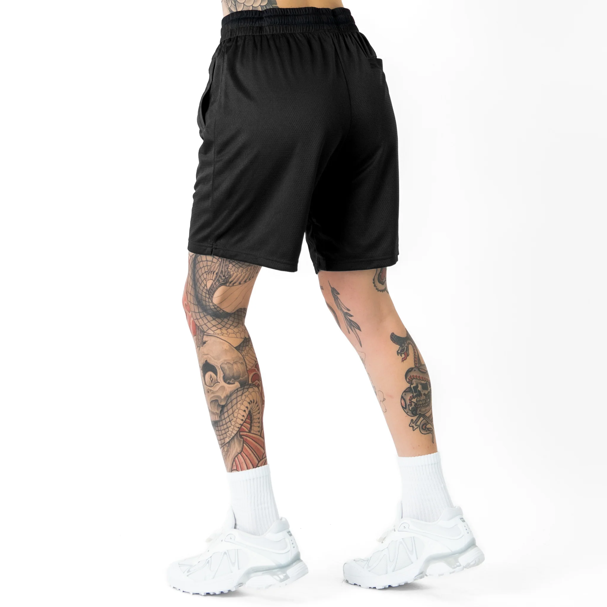 RELAXED CUT SHORTS FLAG - BLACK - Image 5