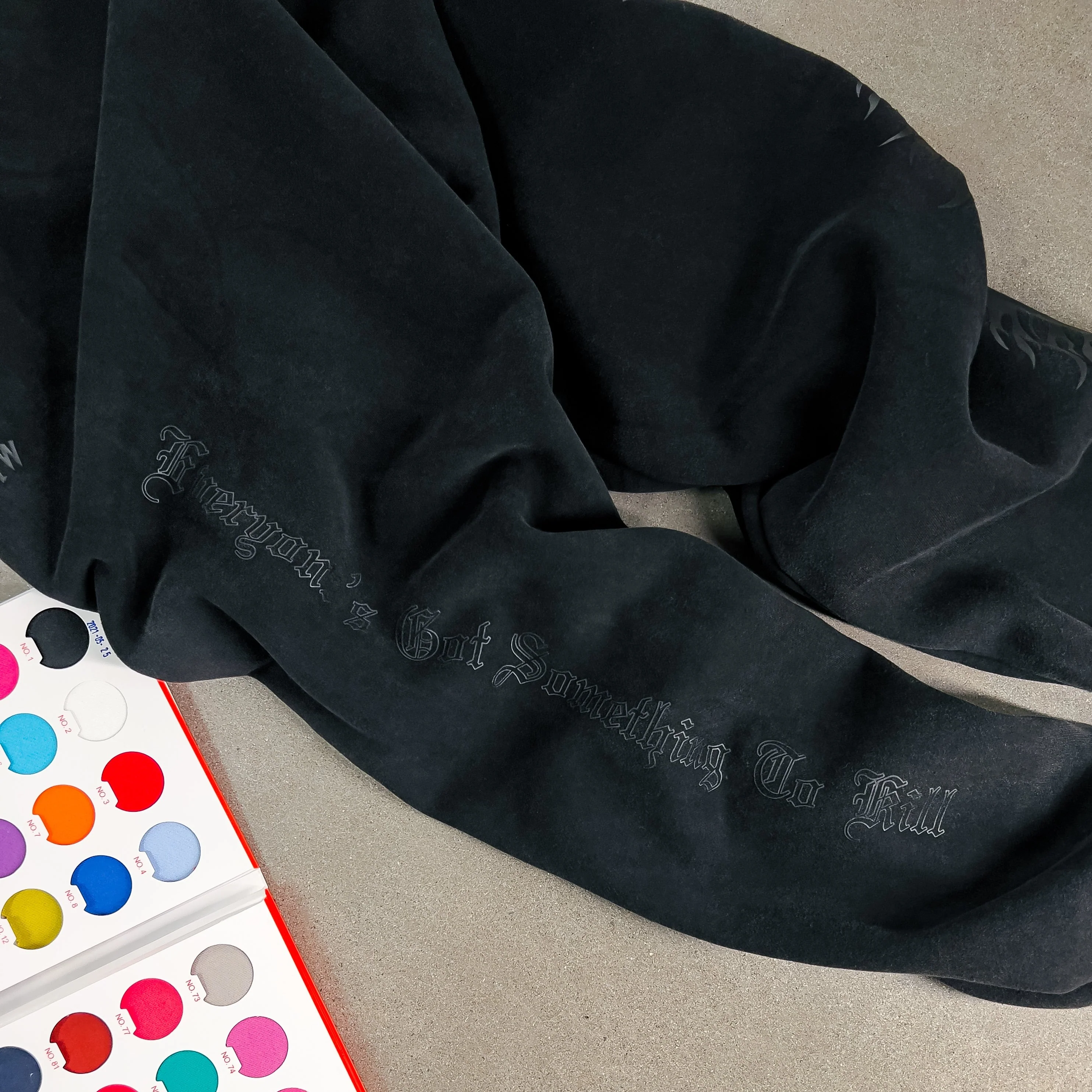 HEAVYWEIGHT LUX "WAR WOLF" SWEATPANTS - BLACKOUT - Image 3