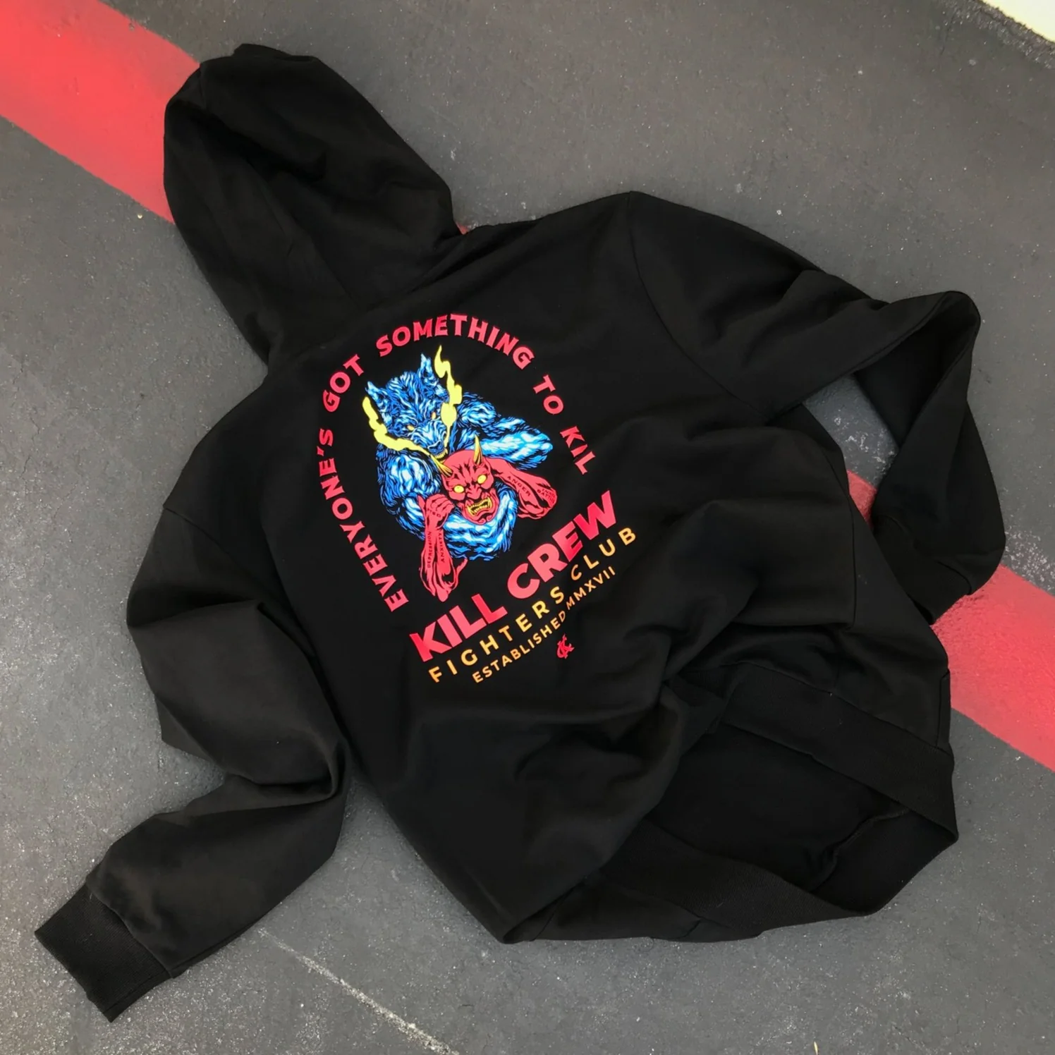 INNER DEMONS HOODIE - BLACK - Image 3