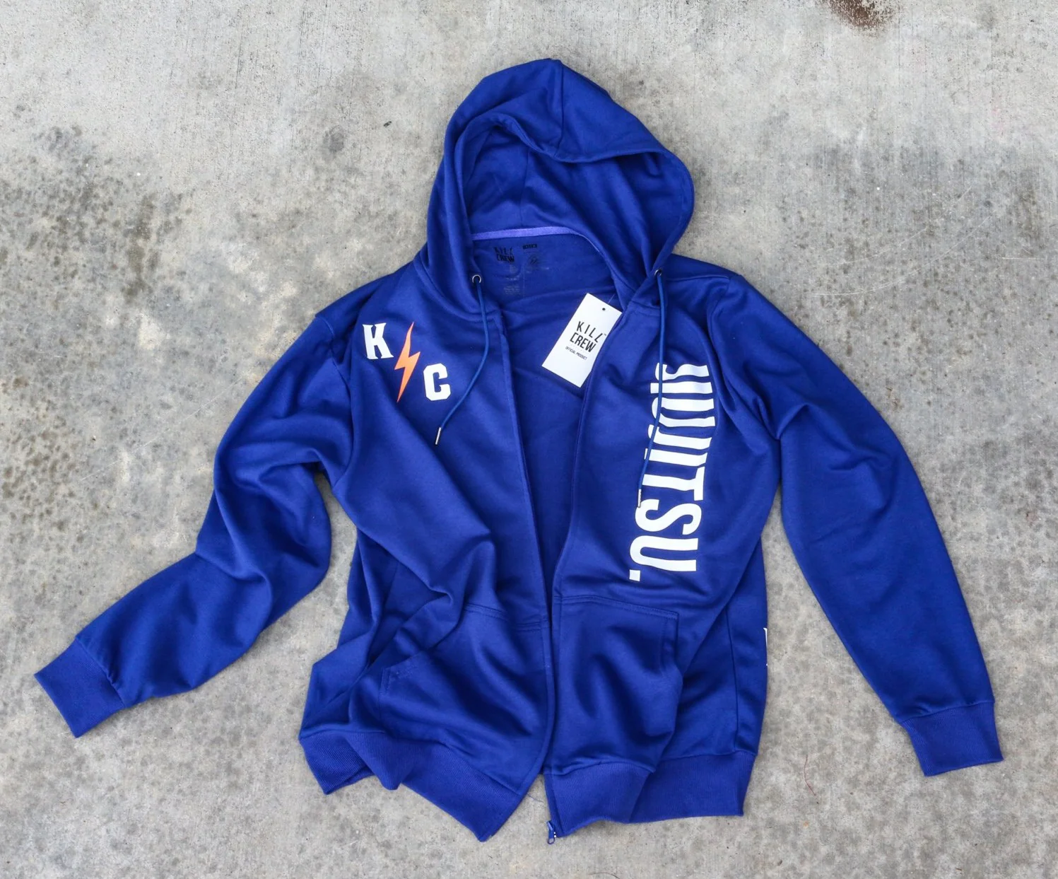 JIU JITSU ZIP UP - BLUE - Image 3