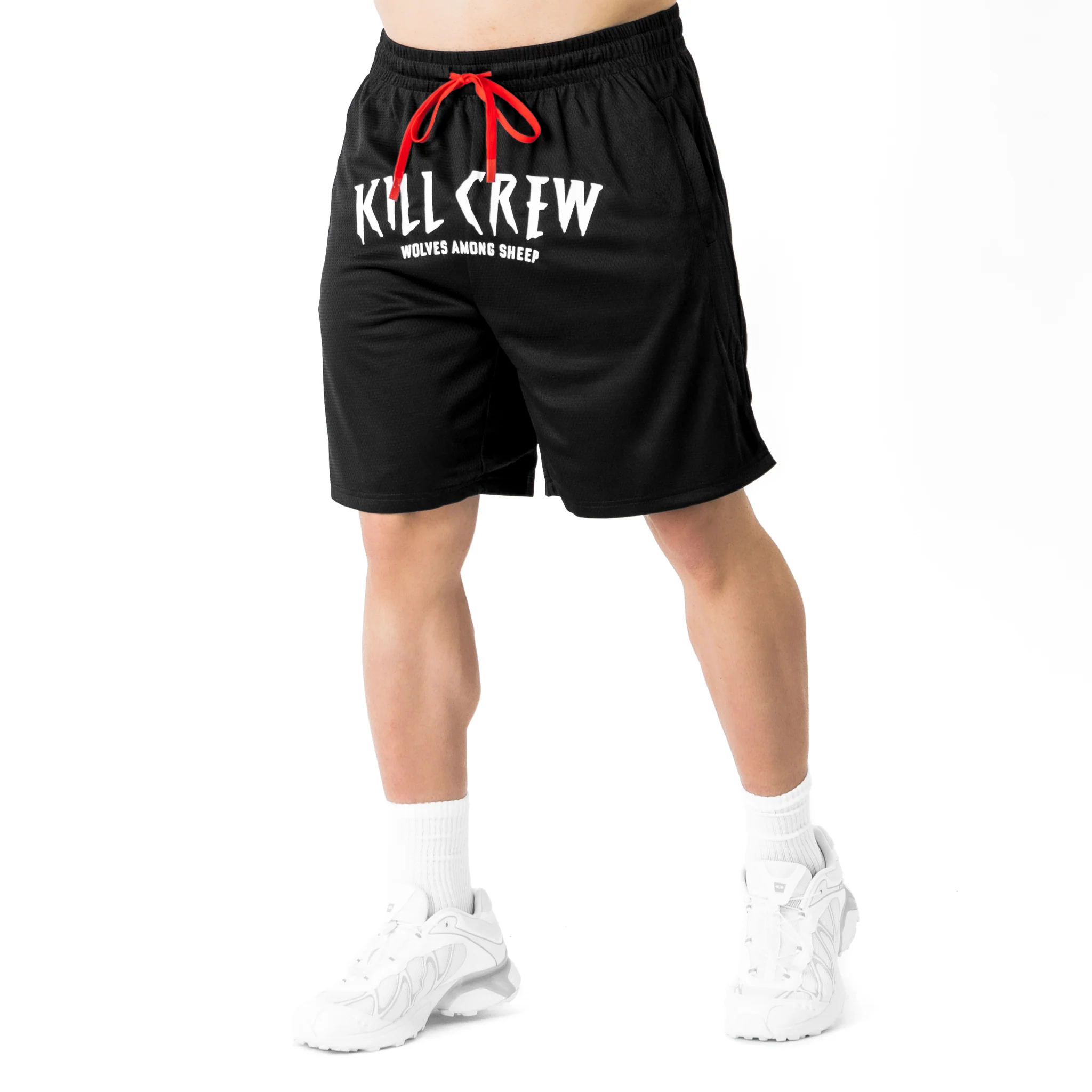 RELAXED CUT SHORTS WOLVES - BLACK - Image 3