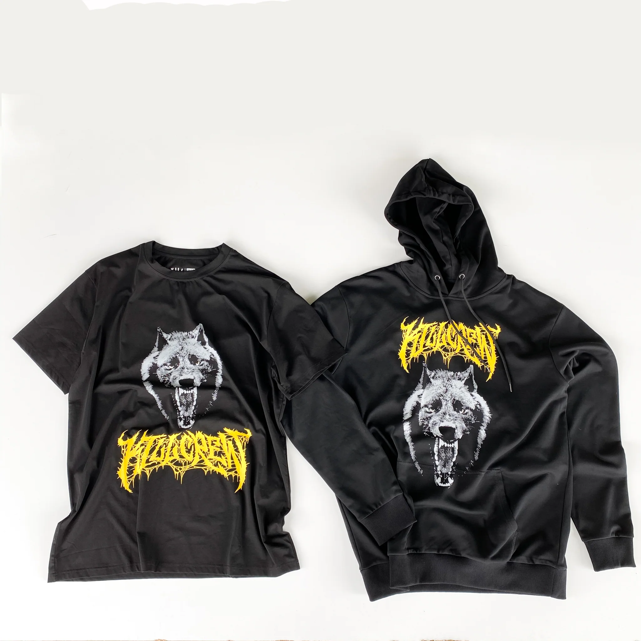 LONE WOLF T-SHIRT - BLACK - Image 4