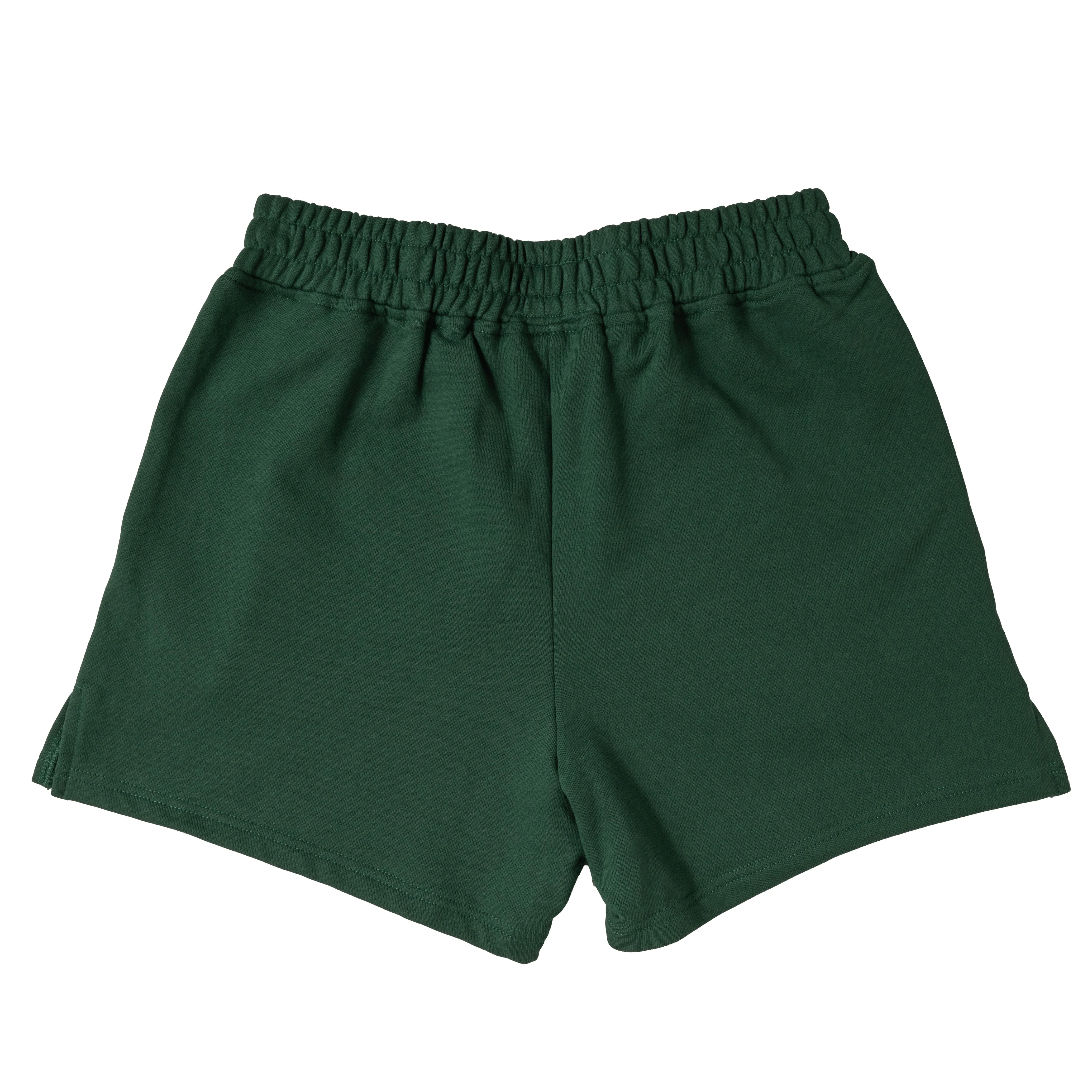 COTTON SHORTS (MID THIGH CUT) BARBWIRE - GREEN / WHITE - Image 7
