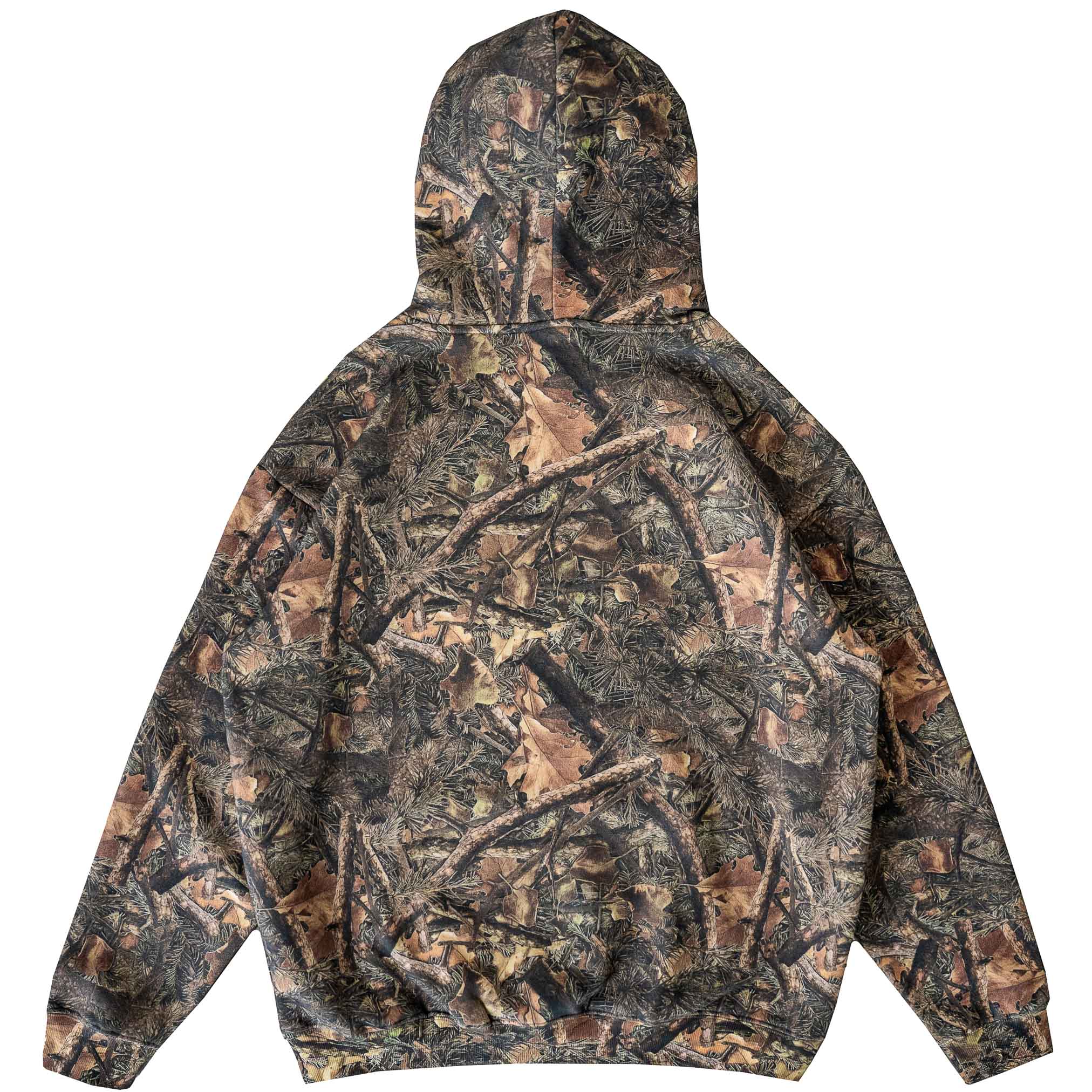 OVERSIZED LUX "SCRIPT" HOODIE - CAMO / GREEN - Image 7