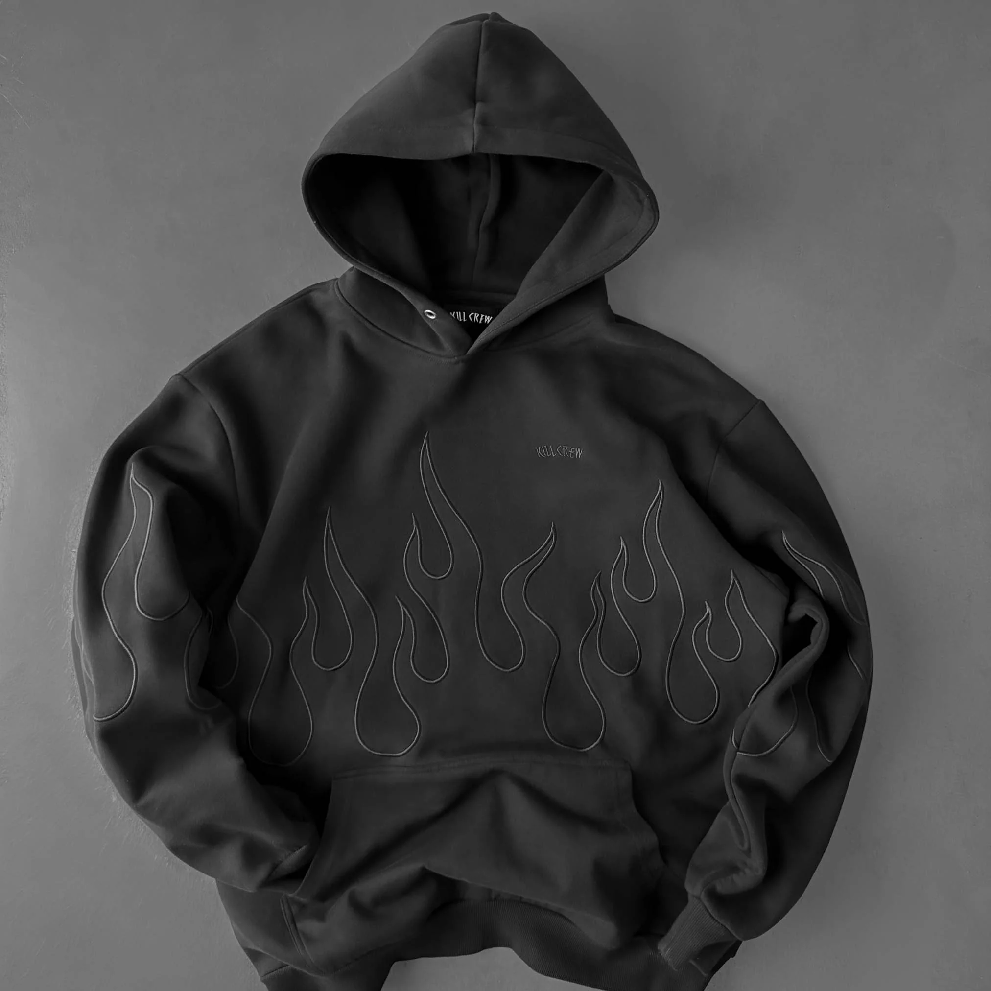 OVERSIZED PREMIUM HEATER HOODIE - BLACKOUT - Image 5