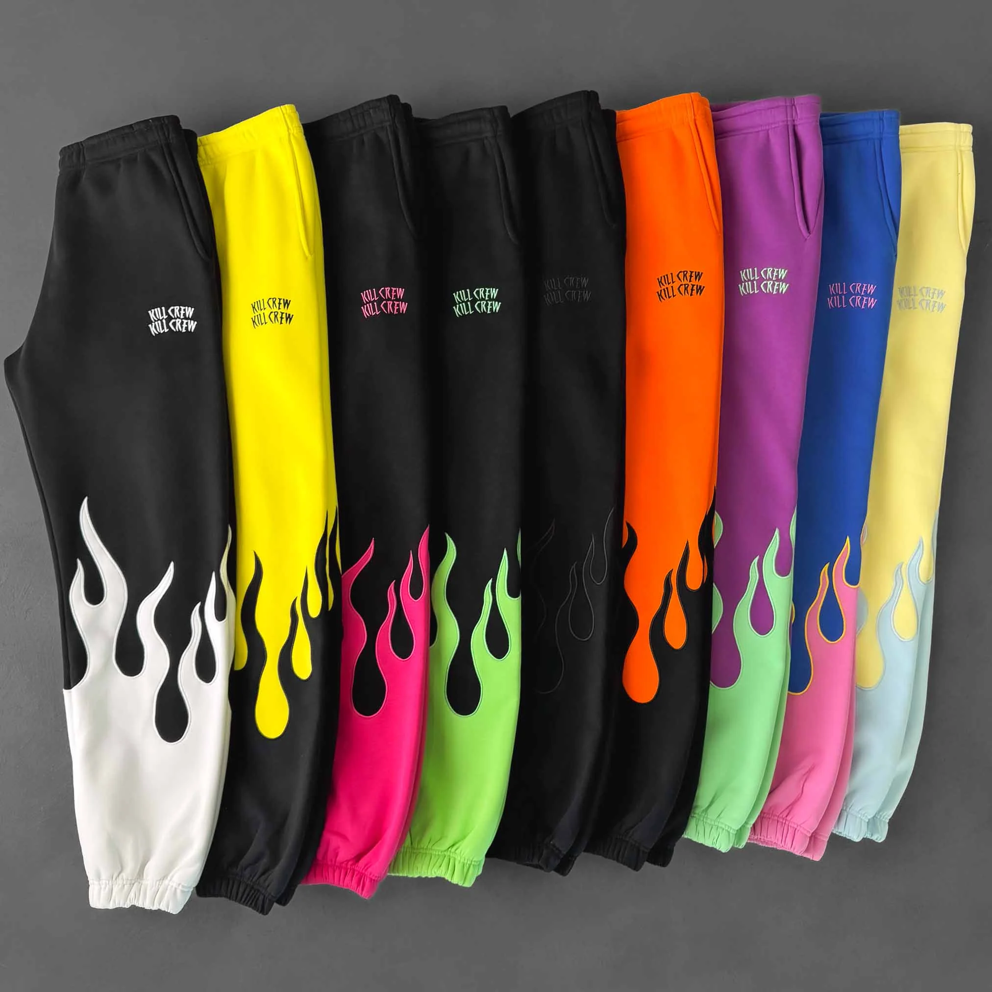 PREMIUM HEATER SWEATS - BLACK / PINK - Image 7