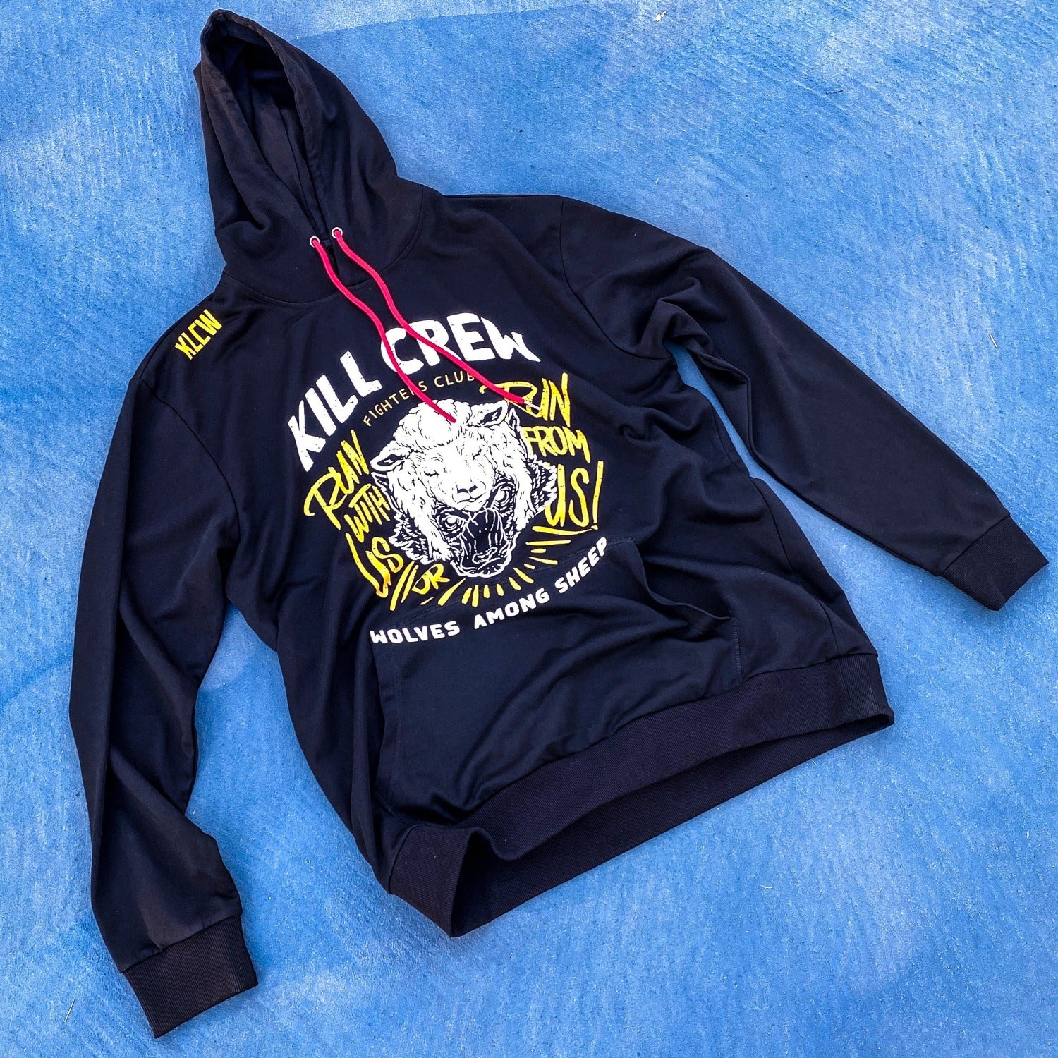 RUN FROM US HOODIE - BLACK - Image 3