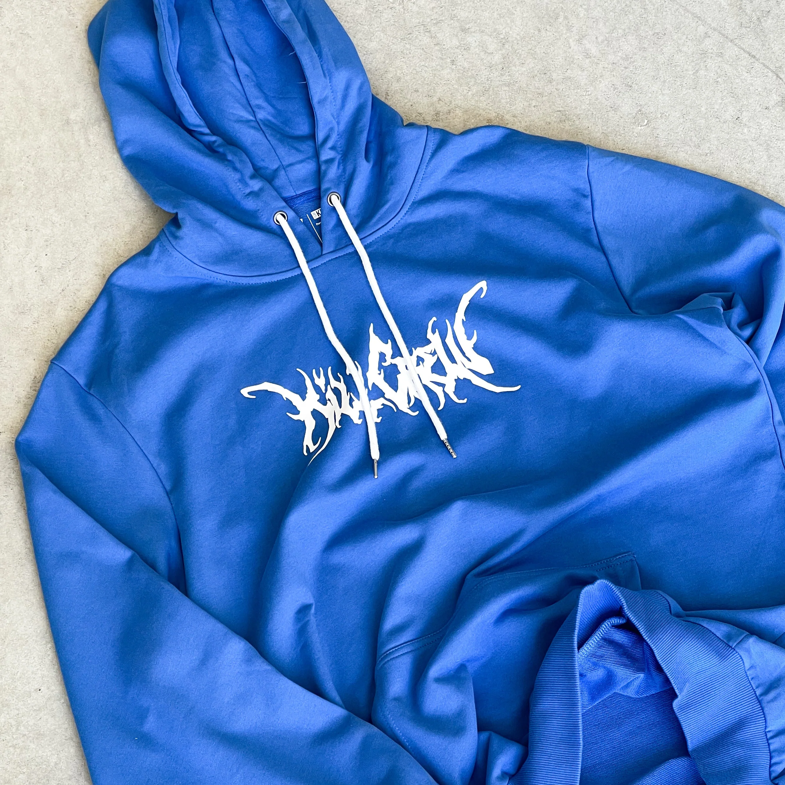 THE GYM IS MY PSYCH WARD HOODIE - BLUE - Image 4