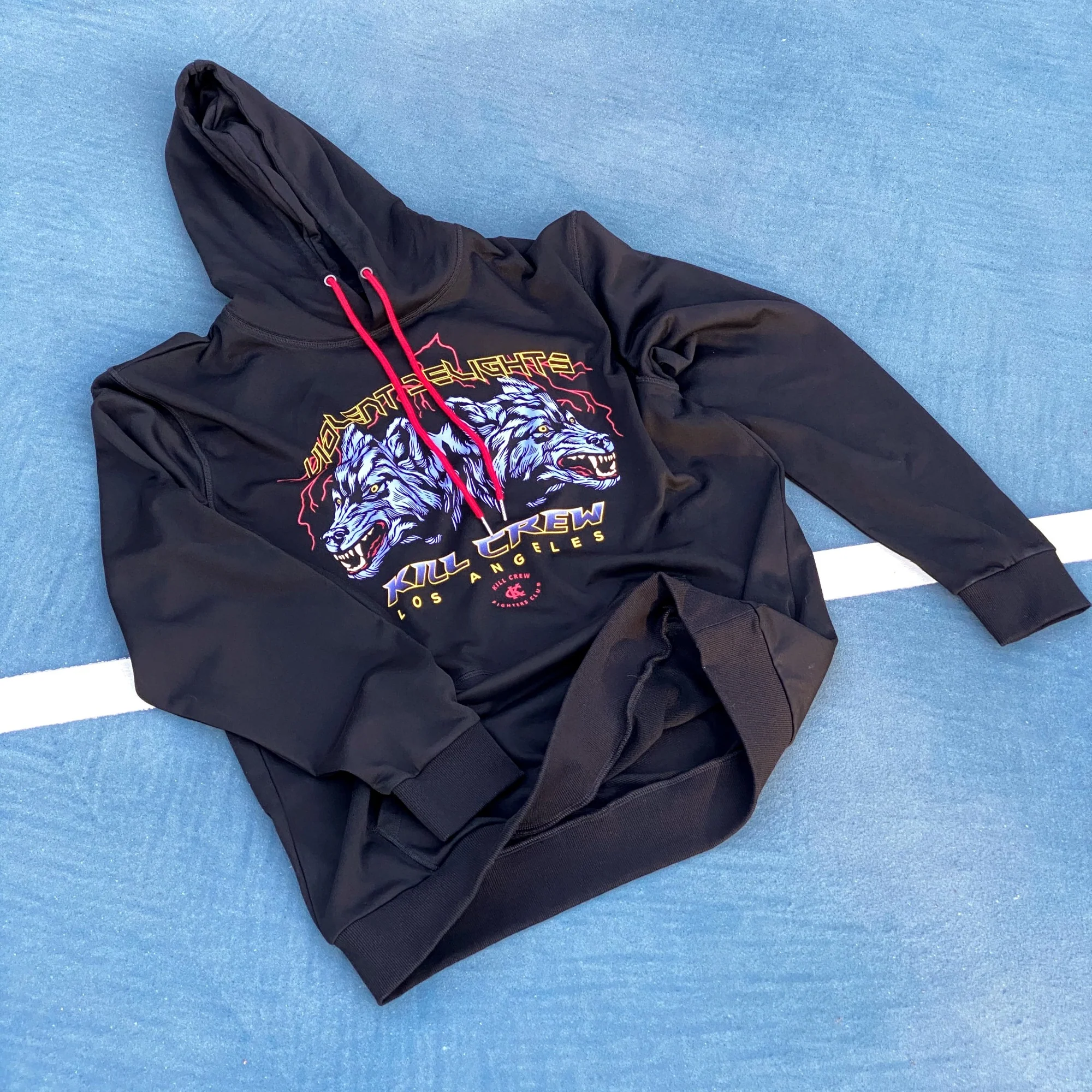 VIOLENT DELIGHTS HOODIE - BLACK - Image 3