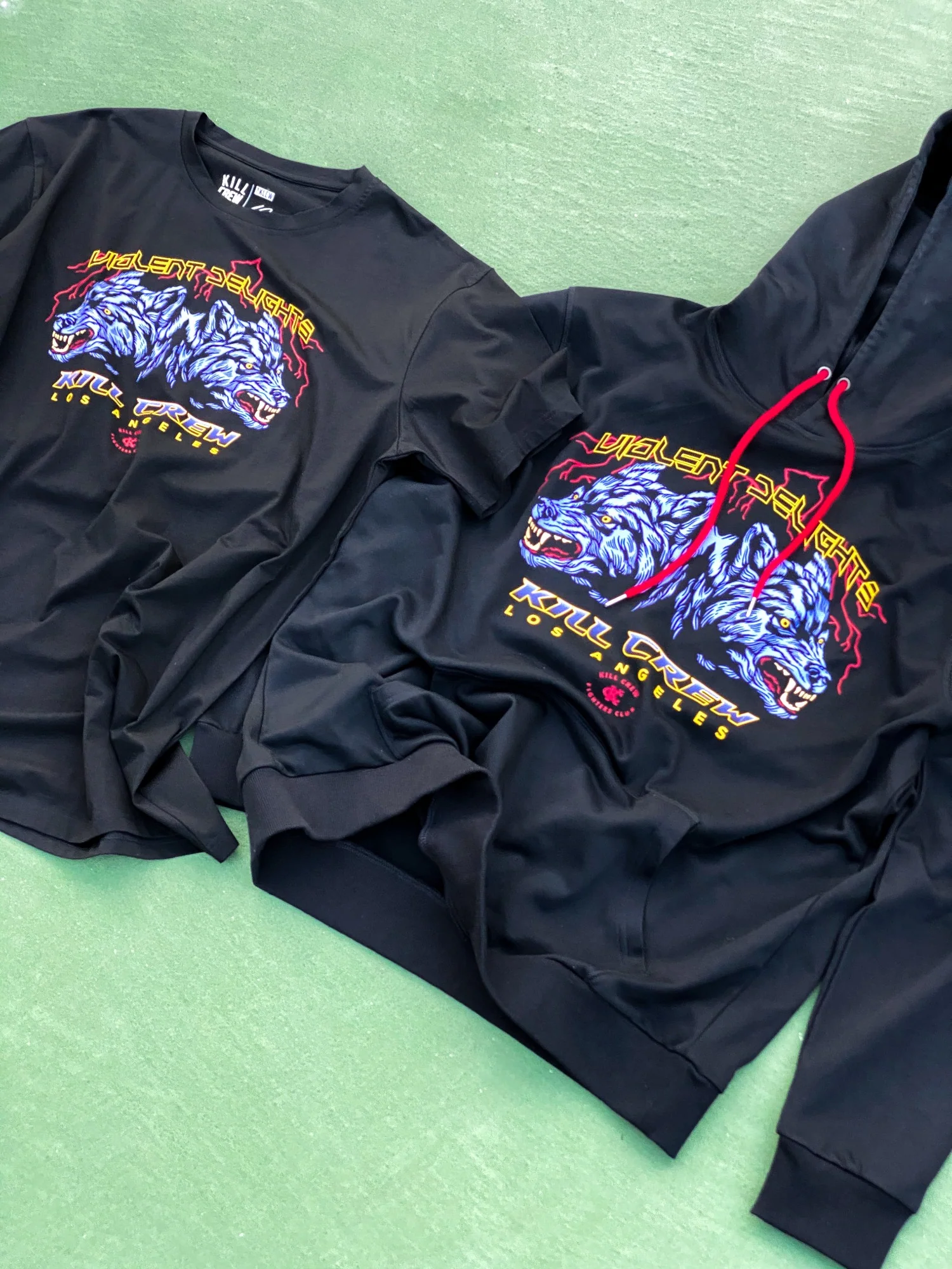 VIOLENT DELIGHTS HOODIE - BLACK - Image 4