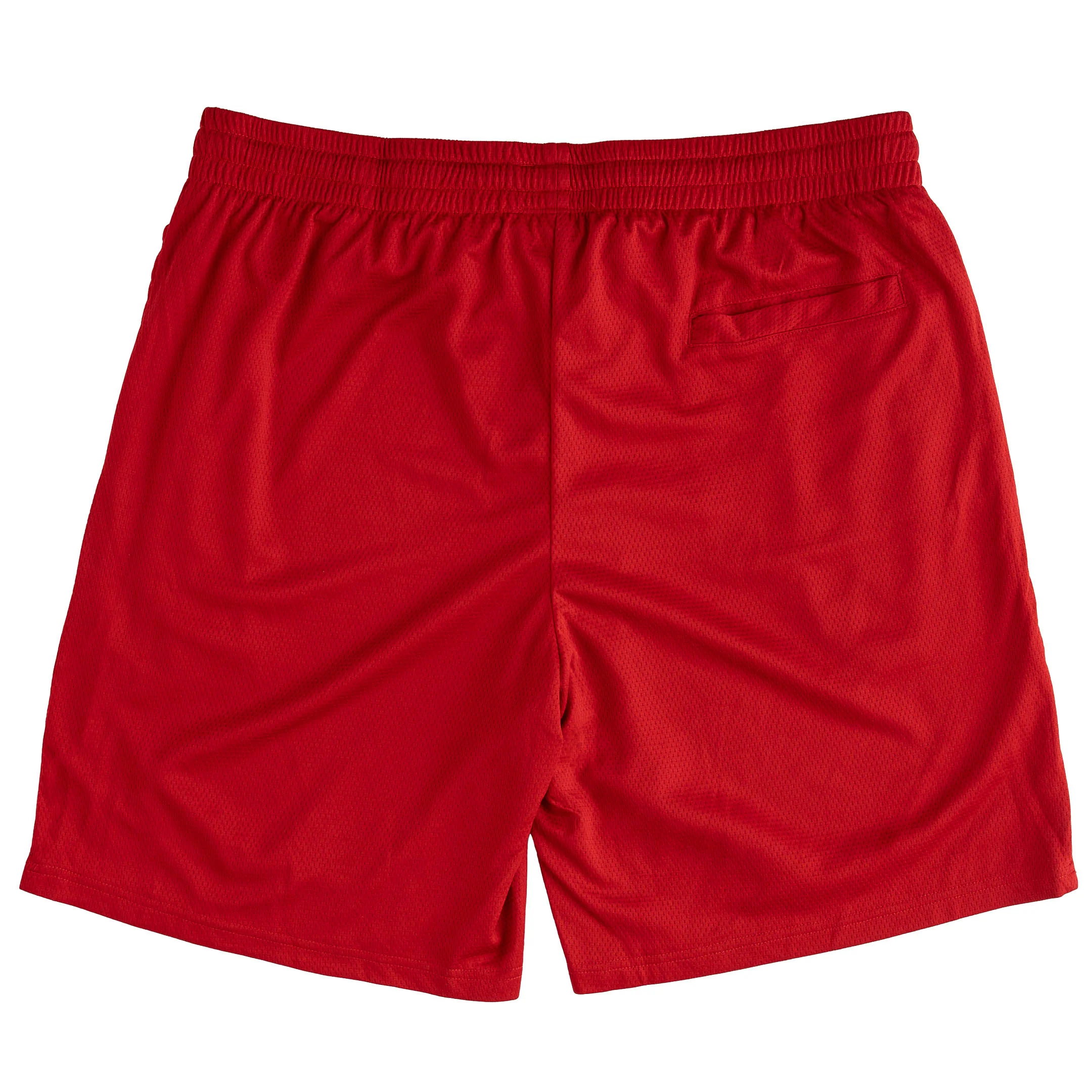 RELAXED CUT SHORTS WOLVES - RED - Image 4